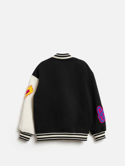 ACOOLA / Куртка детская для девочек Tahat черно-белый  фото 2