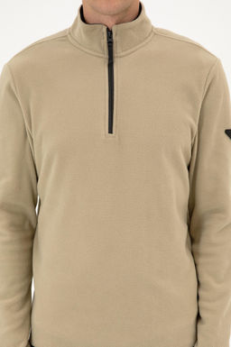 Erkek A__k Haki Basic Sweatshirt Sepette S_rpriz _ndirim - U.s. polo assn фото 6