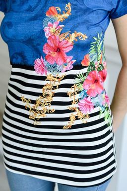 Туника женская из вискозы Гера синий - Амадэль фото 6