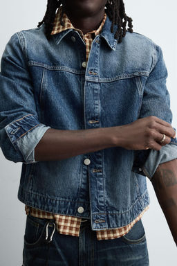 BASIC DENIM JACKET - Zara фото 6
