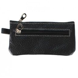 Футляр для ключей Croco-кл-500 (на молнии) натуральная кожа черный флотер (40) 209457  фото 2