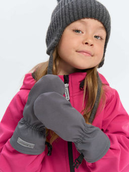 Варежки Softshell Графит - Bungly фото 3