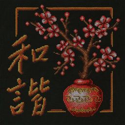 Набор для вышивания PANNA Иероглиф I-1499 Гармония 25 х 25.5 см