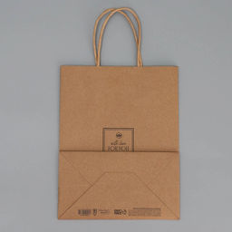 Цена за 2 шт. Пакет подарочный крафтовый, упаковка, «С любовью», MS 18×23×10 см