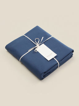 Простыня 2 спальная SL Home Percale 300ТС, 235240 см, синяя, хлопок 100% - Sima-land home фото 5