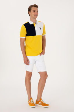 Erkek Regular Fit Polo Yaka Koyu Sar_ Ti__rt Sepette S_rpriz _ndirim - U.s. polo assn фото 4