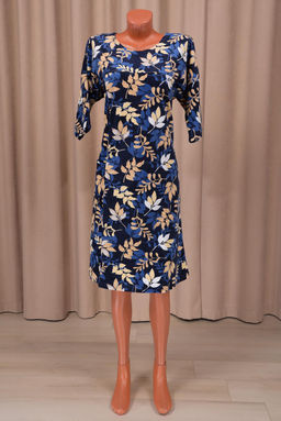 Туника велюровая (01019, темно-синий)