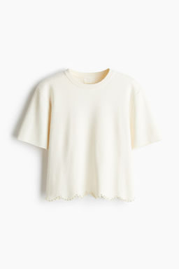 Top de punto con cuentas decorativas - H&m фото 5