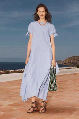 LIMITED EDITION STRIPED ASYMMETRIC DRESS - Zara фото 9