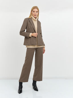 пиджак женский в коричневых цветах - Glenfield фото 3