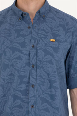 U. S. Polo Assn Мужская темно-синяя рубашка с длинным рукавом - U.s. polo assn фото 14