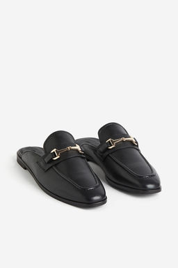 Mocasines estilo mule de piel - H&m фото 3