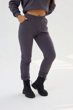 Костюм женский из Футера с начесом Графит Рост 160-175 см - Амавес-текстиль фото 11