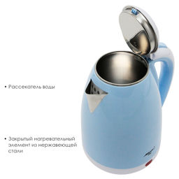 Чайник электрический металлический 1,8л арт.ATH-2437