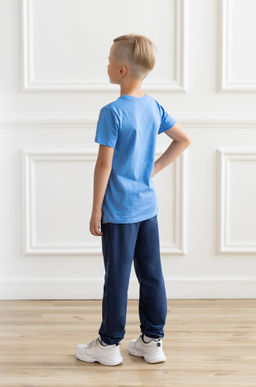 Футболка детская голубая