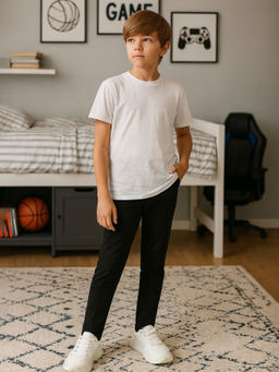 Брюки трико детские черные 401 (140, 72)