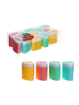 Цена за 12 шт. Точилка для карандашей Calligrata Пастель, с контейнером, двойная, МИКС  фото 2