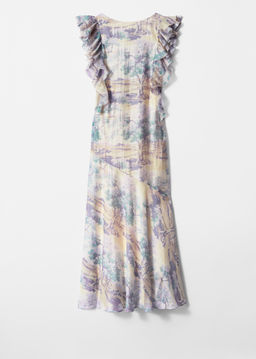 Maxivestido con volantes