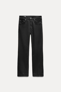 ZW COLLECTION BOOTCUT HIGH-WAIST CROPPED JEANS - Zara фото 17