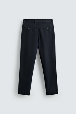 TEXTURED STRAIGHT-LEG TROUSERS - Zara фото 7