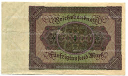 Банкнота 50000 марок 1922 года Германия