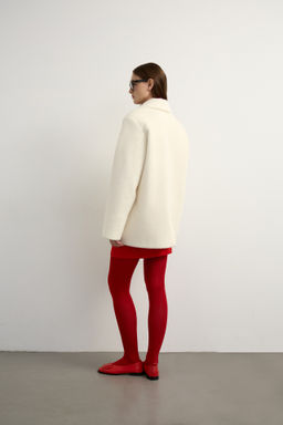 Пальто-жакет с накладными карманами - Mollis фото 4