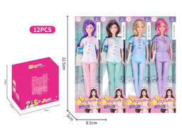 Кукла "Shyam. Медсестра" 30см в коробке (HP1192542) в мед. костюме, с ноутбуком, 4 вида, по 12шт. в шоубоксе