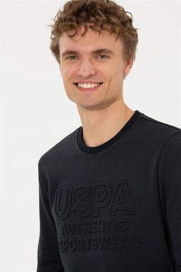 U. S. Polo Assn / Мужской темно-синий свитшот - U.s. polo assn фото 8