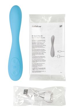 Многофункциональный вибратор для пар Satisfyer G-Spot Flex 4+, голубой