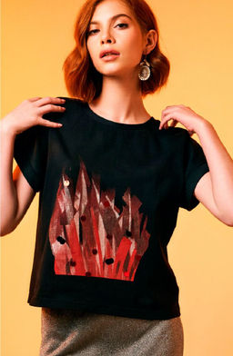 N2422 джемпер женский черный