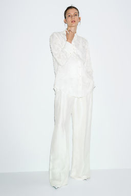 MAMA Blusa en tejido jacquard Before & After - H&m фото 2