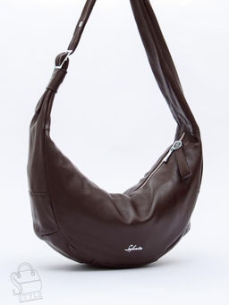 Сумка женская кожаная 9177SP coffee Velina Fabbaino-Safenta в Новосибирске