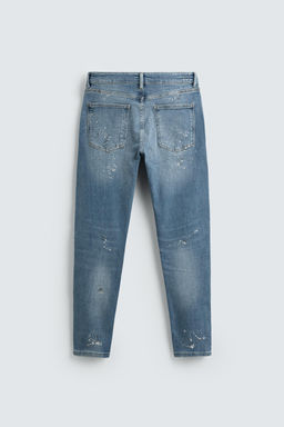 JEANS SKINNY FIT ROTOS / Azul claro - Zara фото 8