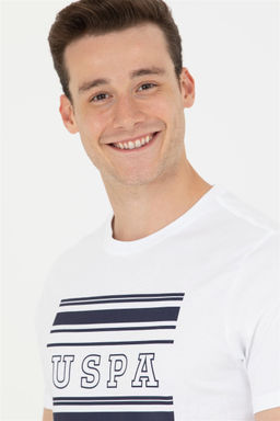 Мужская белая велосипедная шея T -Fish Surprise Discount в корзине - U.s. polo assn фото 2