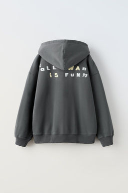 FADED-EFFECT HOODIE - Zara фото 4