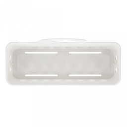 Контейнер навесной пластмассовый 24х9,5х26см, универсальный, с крючком, белый (Россия) - Домашняя мода фото 4