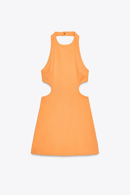 HALTER CUT-OUT MINI DRESS - Zara фото 7