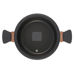 51914 WERNER Кастрюля VERTICAL 24,0x11,5 см/4,2 л со стеклянной крышкой из кован