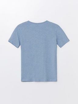 Bisiklet Yaka Basic K?sa Kollu Erkek ?ocuk Ti??rt