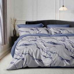 Постельное белье поплин эксклюзив - Экшен 2 сп. с Евро простыней (нав.70х70)