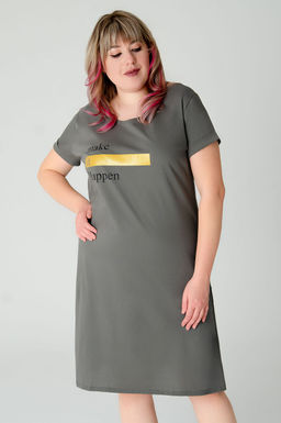 Арт. 4136 Туника женская 50-58 (5 шт) Цвет:полынь