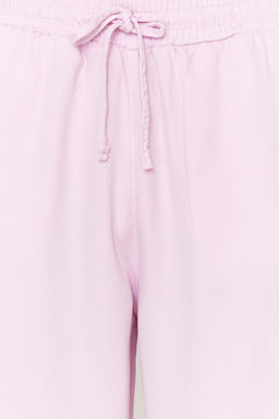 Mint %100 Tencel Beli Lastikli Yuksek Bel Culotte Jeans TWOSS24JE00285 - Trendyolmilla фото 14