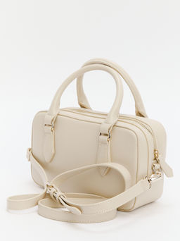 Женская сумка с ручками VALENTINO DIVINA Артикул 4070956, молочно-бежевый фото 4