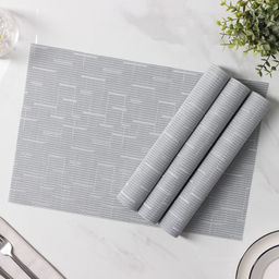 Набор салфеток сервировочных Доляна Шер, 4 шт, 3045 см, цвет серый  фото 4