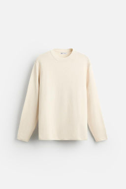 TEXTURED COTTON BLEND SWEATER - Zara фото 18