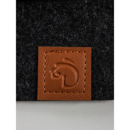 Дорожка на стол Доляна Грэй, 40150 см, толщина 4 мм, цвет тёмно-серый  фото 5