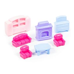 Набор мебели для кукол №2 (7 элементов) (в пакете) - Wader Quality Toys фото 2