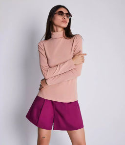 Водолазка #ОКТ08, сливовый - Dommod фото 13