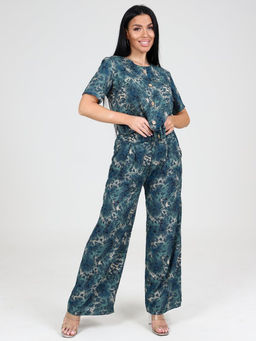 457 Домашний костюм (брюки) (Изумрудный) - А-дина фото 3