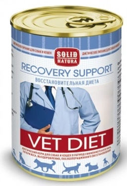 Solid Natura VET Recovery Support диета д/кош. и соб. 0,34 кг. ж/б ЦБ-00042687